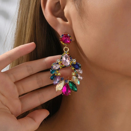 Luxurious Chandelier Drop Earrings - Sweetheart Jewel
