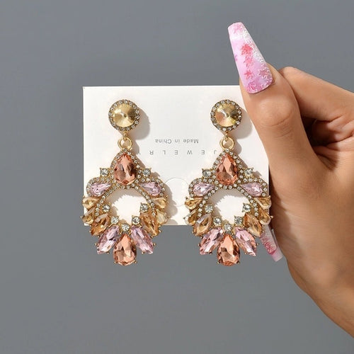 Luxurious Chandelier Drop Earrings - Sweetheart Jewel