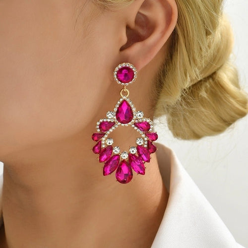 Luxurious Chandelier Drop Earrings - Sweetheart Jewel