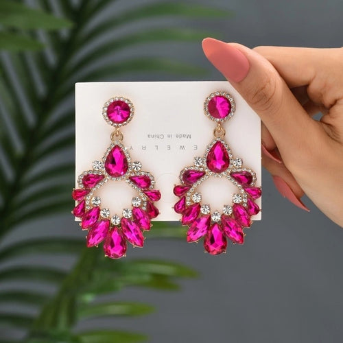 Luxurious Chandelier Drop Earrings - Sweetheart Jewel