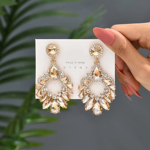Luxurious Chandelier Drop Earrings - Sweetheart Jewel