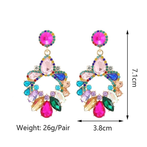 Luxurious Chandelier Drop Earrings - Sweetheart Jewel