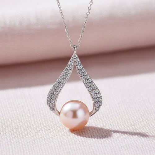 Luxurious Style Waterdrop Pearl Necklace - Sweetheart Jewel