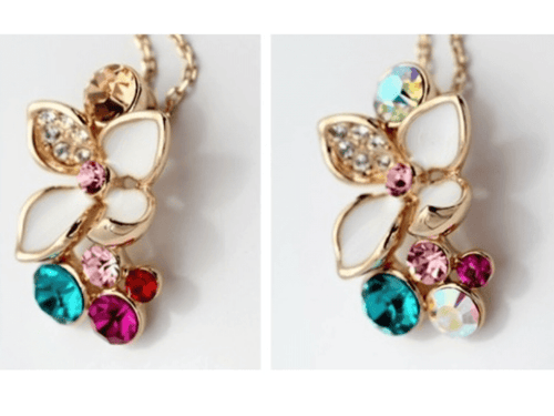 Magical Austrian Crystal Flower Necklace - Sweetheart Jewel