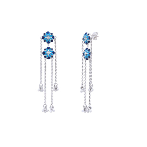 Majestic Mosaic Chandelier Earrings - Sweetheart Jewel