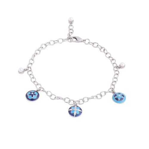 Majestic Mosaic Charm Bracelet - Sweetheart Jewel