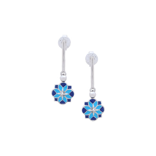 Majestic Mosaic Drop Earrings - Sweetheart Jewel