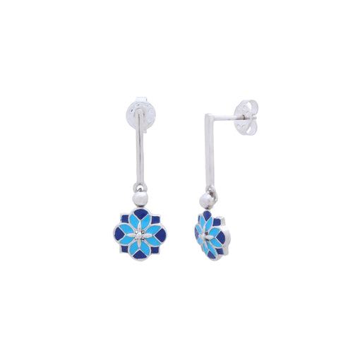 Majestic Mosaic Drop Earrings - Sweetheart Jewel