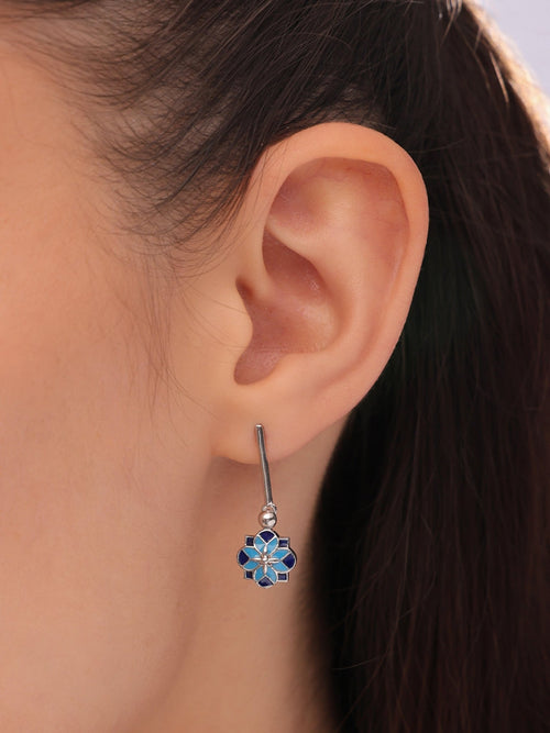 Majestic Mosaic Drop Earrings - Sweetheart Jewel