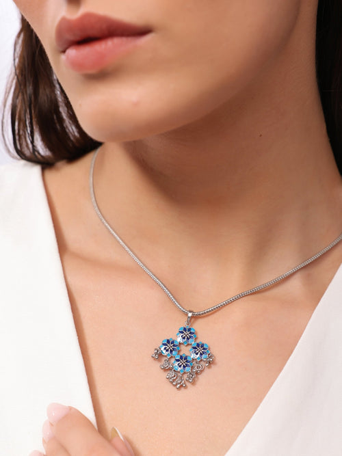 Majestic Mosaic Pendant Necklace - Sweetheart Jewel