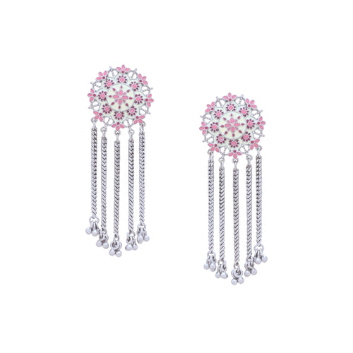 Mehrangarh Charm Chandelier Earrings - Sweetheart Jewel