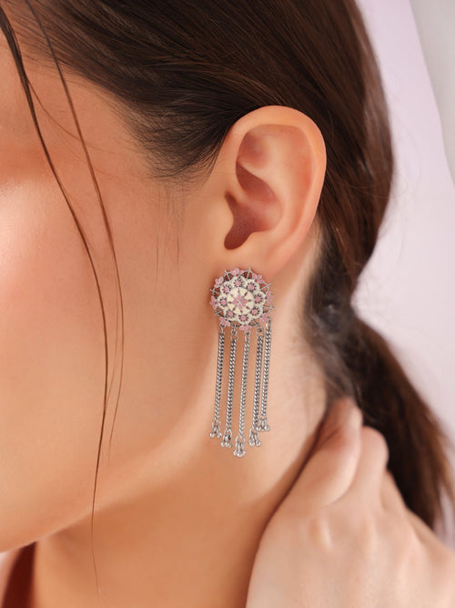 Mehrangarh Charm Chandelier Earrings - Sweetheart Jewel