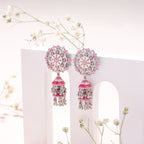 Mehrangarh Charm Jhumka Earrings - Sweetheart Jewel