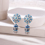 Mehrangarh Gardenia Jhumka Earrings - Sweetheart Jewel