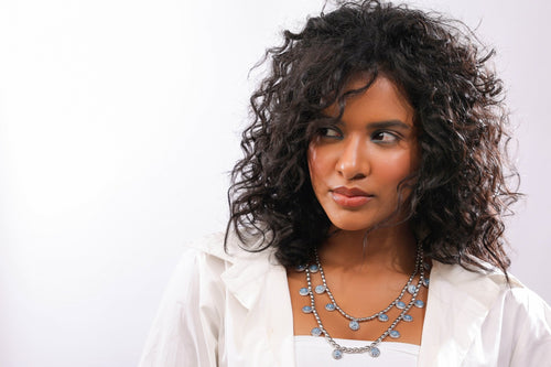 Mehrangarh Moonbeam Layered Necklace - Sweetheart Jewel