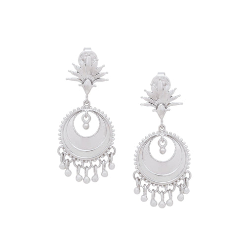 Moonlit Crescent Dangler Earrings - Sweetheart Jewel