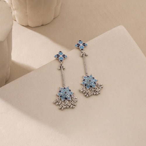 Mosaic Rose Garden Chandelier Earrings - Sweetheart Jewel