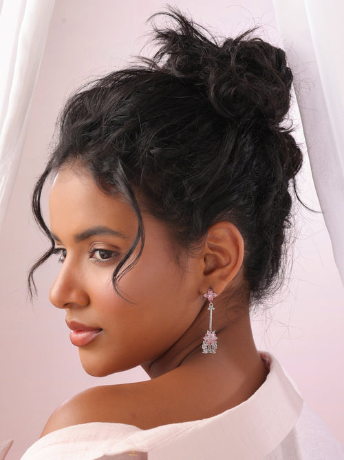 Mosaic Rose Garden Chandelier Earrings - Sweetheart Jewel