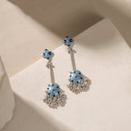 Mosaic Rose Garden Chandelier Earrings - Sweetheart Jewel