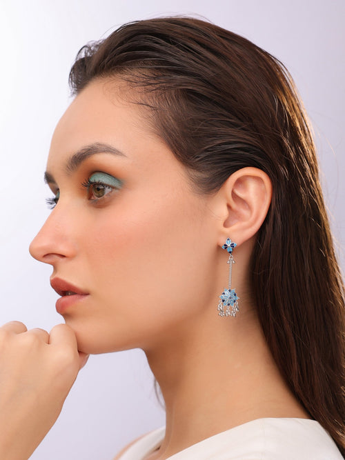 Mosaic Rose Garden Chandelier Earrings - Sweetheart Jewel