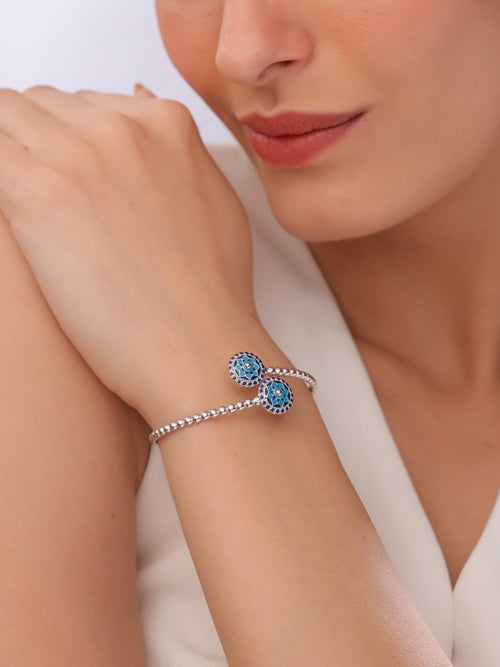 Mughal Motif Cuff Bracelet - Sweetheart Jewel