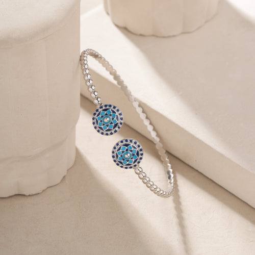 Mughal Motif Cuff Bracelet - Sweetheart Jewel
