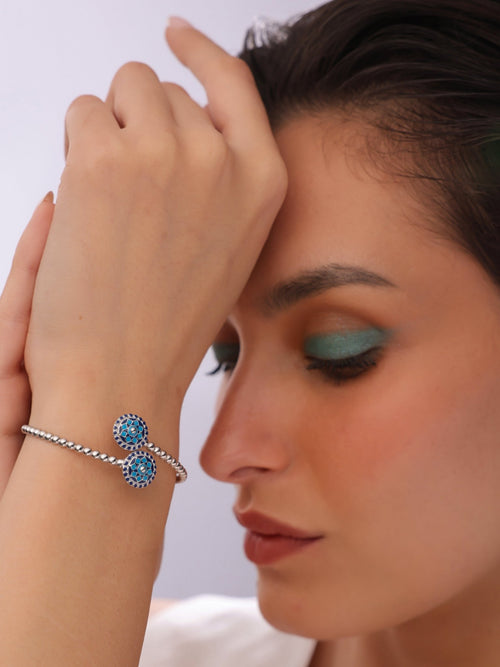 Mughal Motif Cuff Bracelet - Sweetheart Jewel