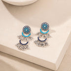Mughal Motif Dangler Earrings - Sweetheart Jewel