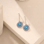 Mughal Motif Drop Earrings - Sweetheart Jewel