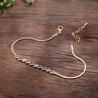 Multicolored Austrian Crystal Bracelet - Sweetheart Jewel
