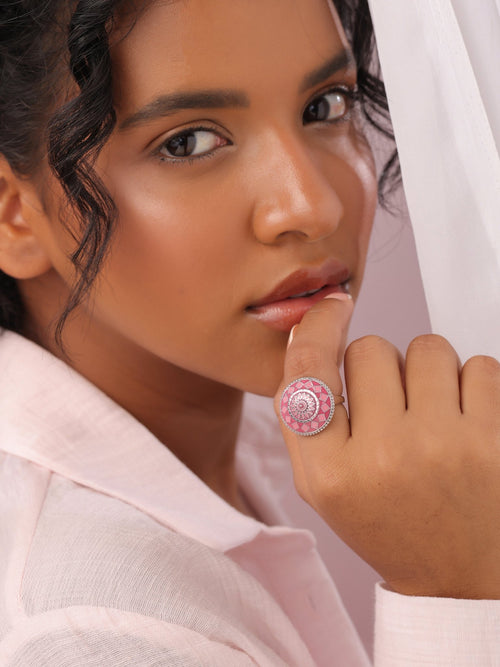 Pink Citadel Ring - Sweetheart Jewel