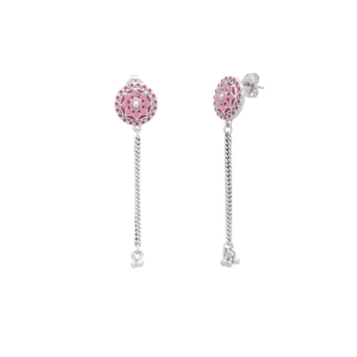 Pink Palace Chandelier Earrings - Sweetheart Jewel