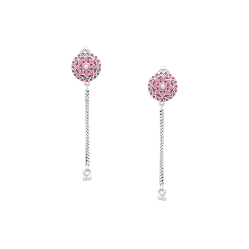 Pink Palace Chandelier Earrings - Sweetheart Jewel