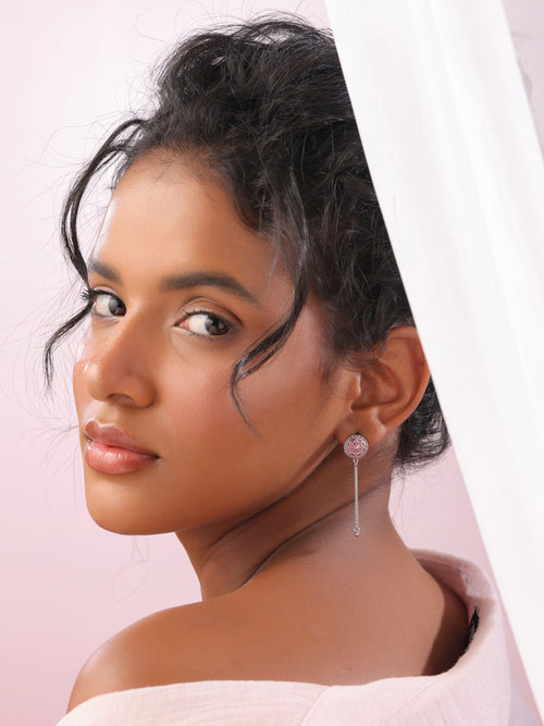 Pink Palace Chandelier Earrings - Sweetheart Jewel