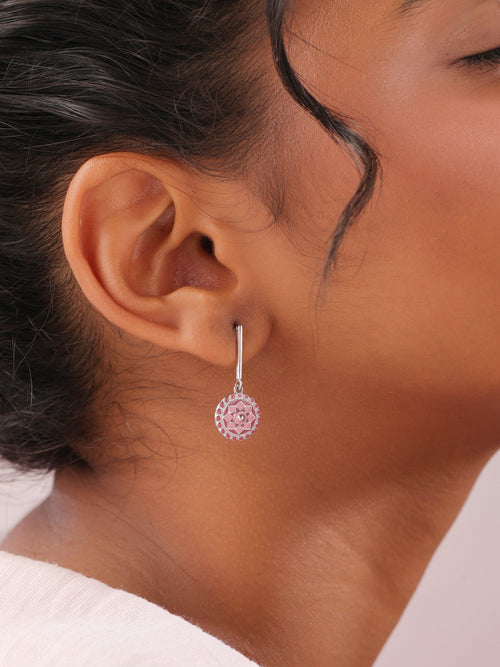 Pink Palace Drop Earrings - Sweetheart Jewel