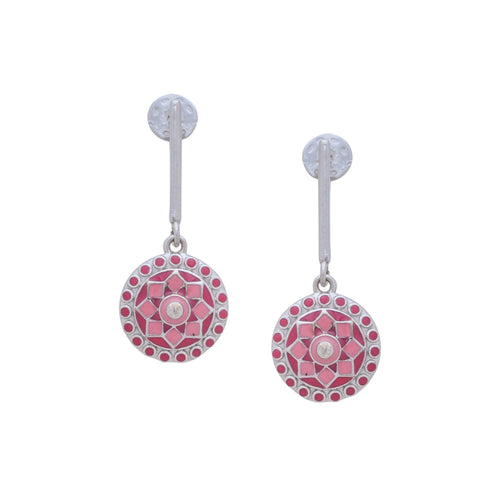 Pink Palace Drop Earrings - Sweetheart Jewel
