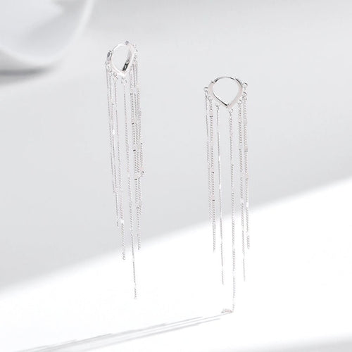 Pretty Girl Sterling Silver Drop Earrings - Sweetheart Jewel