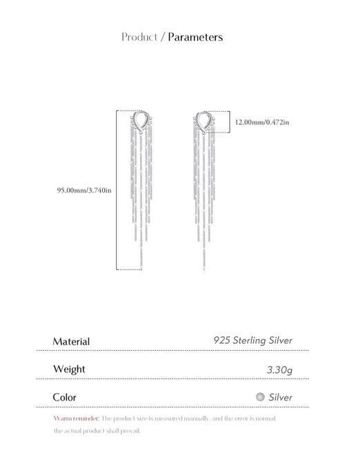 Pretty Girl Sterling Silver Drop Earrings - Sweetheart Jewel