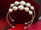 Princess Pearl Fashion Rose Gold Bangle - Sweetheart Jewel
