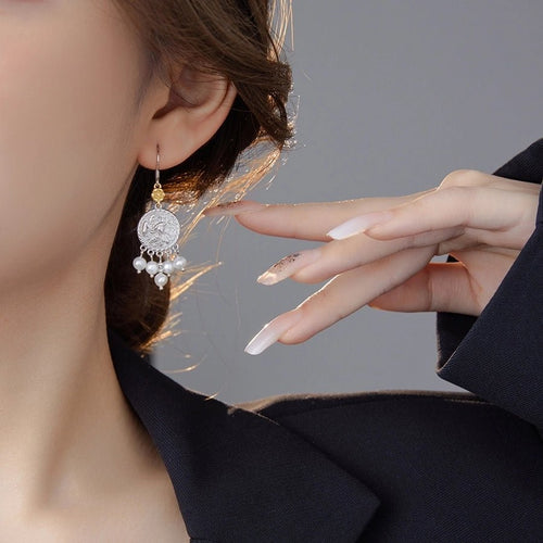 Queen Pearls Sterling Silver Earring - Sweetheart Jewel