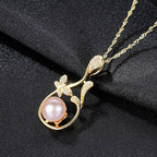 Radiant Pearl Gorgeous Necklace - Sweetheart Jewel