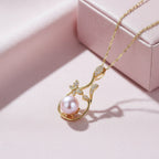 Radiant Pearl Gorgeous Necklace - Sweetheart Jewel