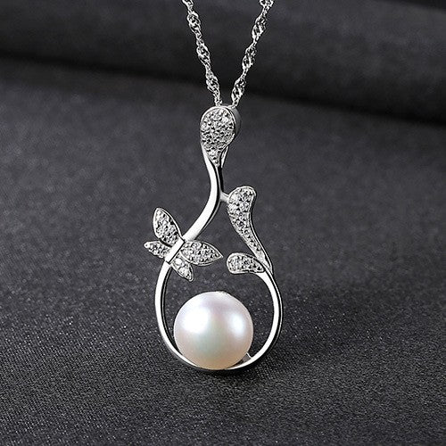 Radiant Pearl Gorgeous Necklace - Sweetheart Jewel