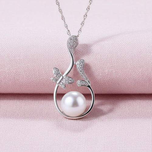 Radiant Pearl Gorgeous Necklace - Sweetheart Jewel