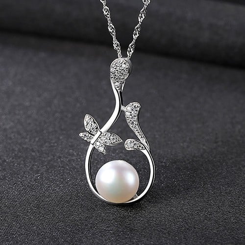 Radiant Pearl Gorgeous Necklace - Sweetheart Jewel