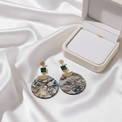 Retro Designer Rhinestones Drop Earrings - Sweetheart Jewel