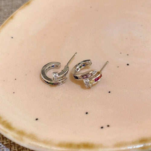 Retro Designer Rhinestones Drop Earrings - Sweetheart Jewel