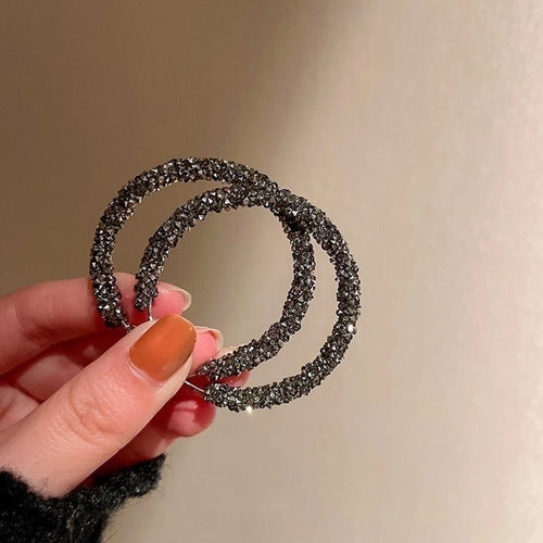 Retro Designer Rhinestones Drop Earrings - Sweetheart Jewel