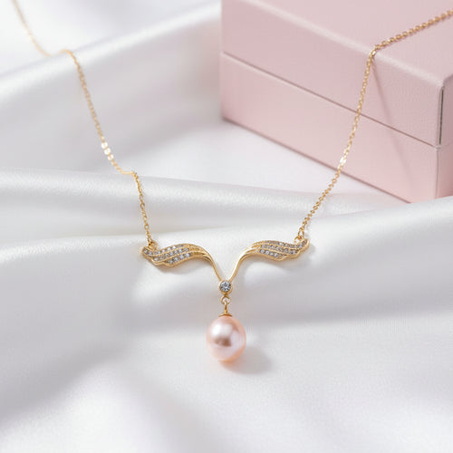 Romantic Angel Wings Necklace - Sweetheart Jewel