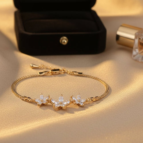 Romantic Flowers Bracelet - Sweetheart Jewel